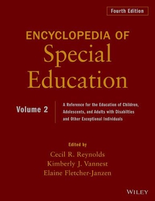 Encyclopedia of Special Education, Volume 2 book