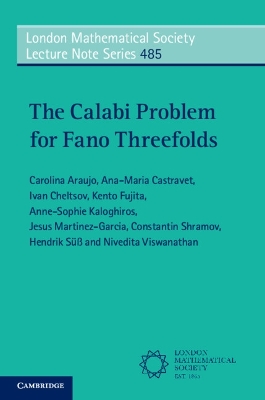 The Calabi Problem for Fano Threefolds book