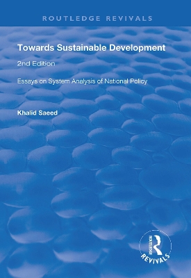 Towards Sustainable Development: Essays on System Analysis of National Policy book