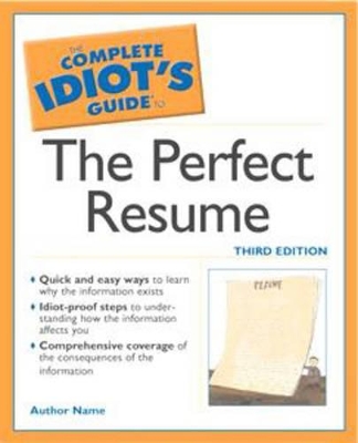 The Perfect Resume book