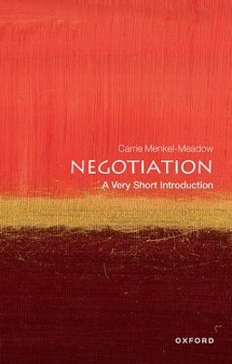 Negotiation: A Very Short Introduction book