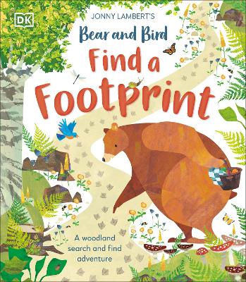 Jonny Lambert’s Bear and Bird: Find a Footprint: A Woodland Search and Find Adventure book