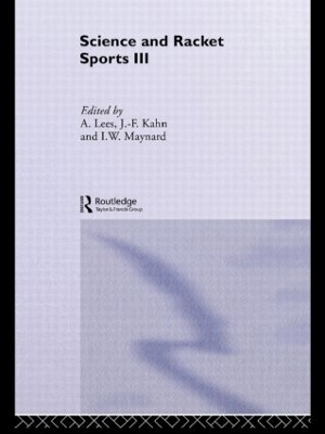 Science and Racket Sports III book
