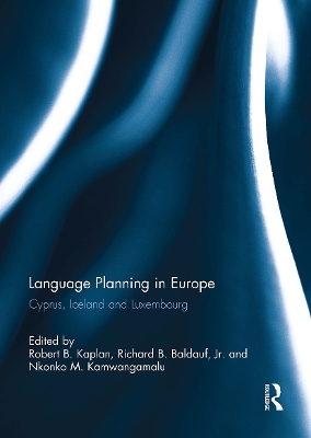 Language Planning in Europe: Cyprus, Iceland and Luxembourg book