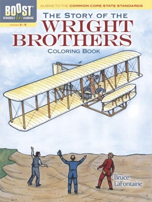 BOOST The Story of the Wright Brothers Coloring Book book