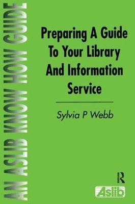 Preparing a Guide to Your Library and Information Service book