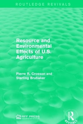 Resource and Environmental Effects of U.S. Agriculture book