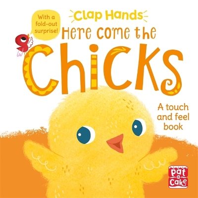 Clap Hands: Here Come the Chicks: A touch-and-feel board book with a fold-out surprise book