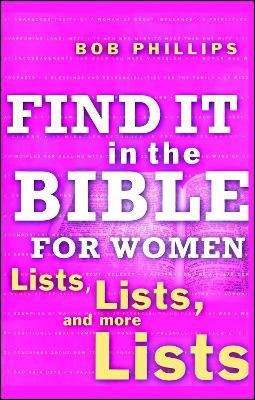 Find It in the Bible for Women book