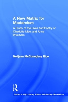 New Matrix for Modernism book