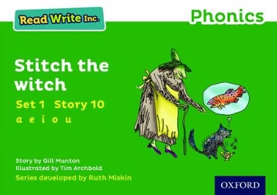 Read Write Inc. Phonics: Green Set 1 Storybook 10 Stitch the Witch book