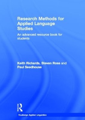 Research Methods for Applied Language Studies book