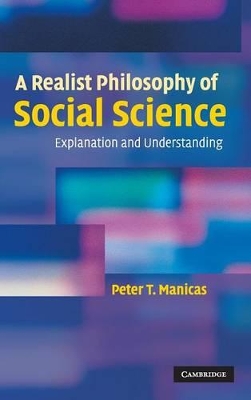 Realist Philosophy of Social Science book