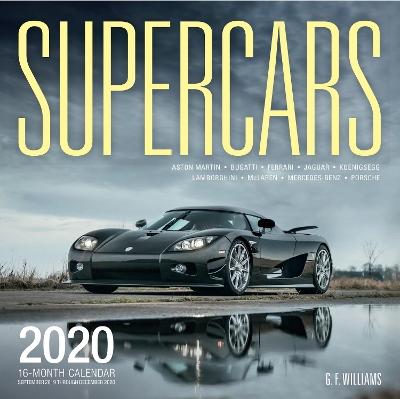 Supercars 2020: 16-Month Calendar - September 2019 through December 2020 book