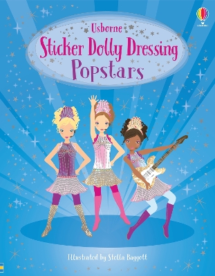Sticker Dolly Dressing Popstars book