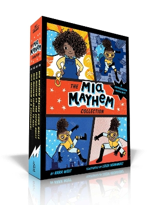 The Mia Mayhem Collection (Boxed Set): Mia Mayhem Is a Superhero!; Mia Mayhem Learns to Fly!; Mia Mayhem vs. The Super Bully; Mia Mayhem Breaks Down Walls book