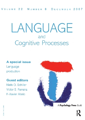 Language Production: Second International Workshop on Language Production book