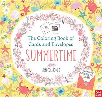 Coloring Book of Cards and Envelopes: Summertime book