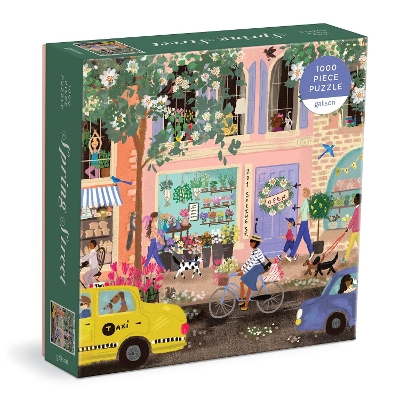 Spring Street 1000 Pc Puzzle In a Square box book