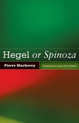 Hegel or Spinoza book