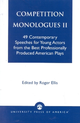 Competition Monologues II book