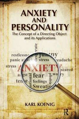 Anxiety and Personality book