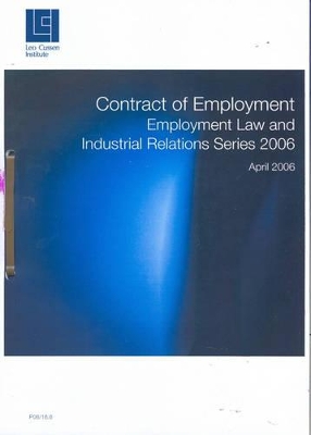 Contract of Employment book