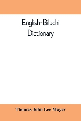 English-Biluchi dictionary book