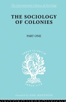 Sociology of the Colonies book