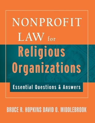 Nonprofit Law for Religious Organizations book