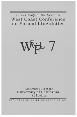Proceedings of the 7th West Coast Conference on Formal Linguistics book