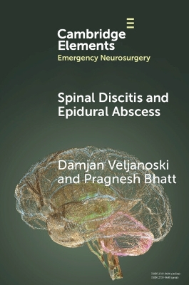 Spinal Discitis and Epidural Abscess book