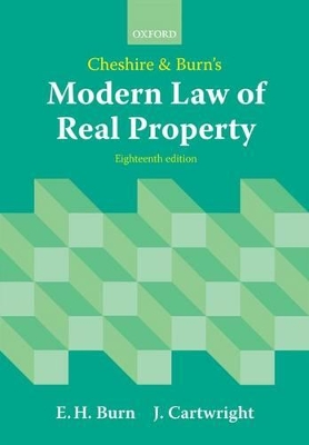 Cheshire and Burn's Modern Law of Real Property book