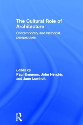 Cultural Role of Architecture book