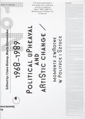 1968-1989 Political Upheaval and Artistic Change book