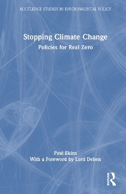 Stopping Climate Change: Policies for Real Zero book