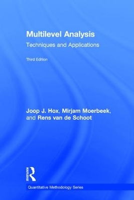 Multilevel Analysis by Joop Hox