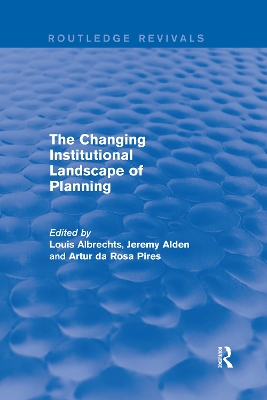 The Changing Institutional Landscape of Planning book