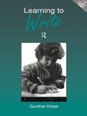 Learning to Write by Gunther Kress