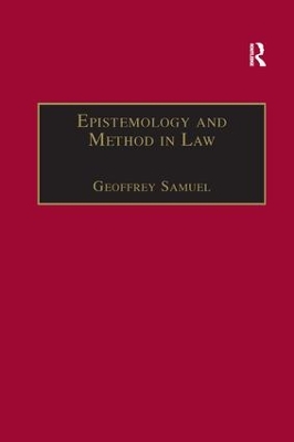 Epistemology and Method in Law book