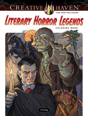 Creative Haven Literary Horror Legends Coloring Book book