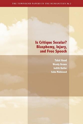 Is Critique Secular? by Talal Asad