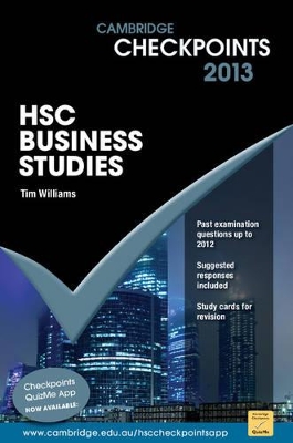 Cambridge Checkpoints HSC Business Studies 2013 book