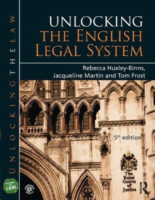 Unlocking the English Legal System by Jacqueline Martin