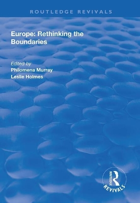 Europe: Rethinking the Boundaries book