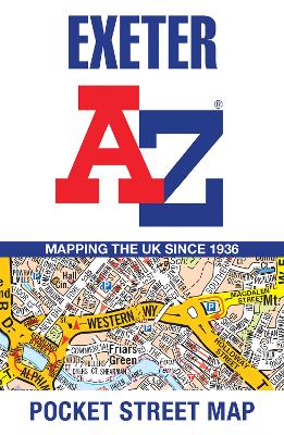 Exeter A-Z Pocket Street Map book