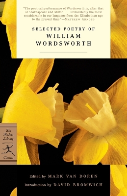Mod Lib Selected Poetry William Wordsworth by William Wordsworth