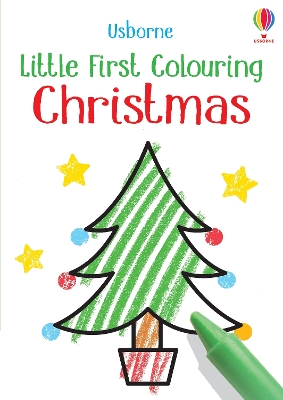 Little First Colouring Christmas book