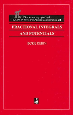 Fractional Integrals and Potentials book