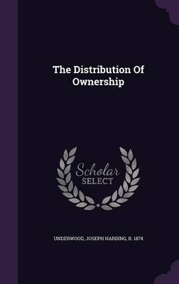 The Distribution Of Ownership book